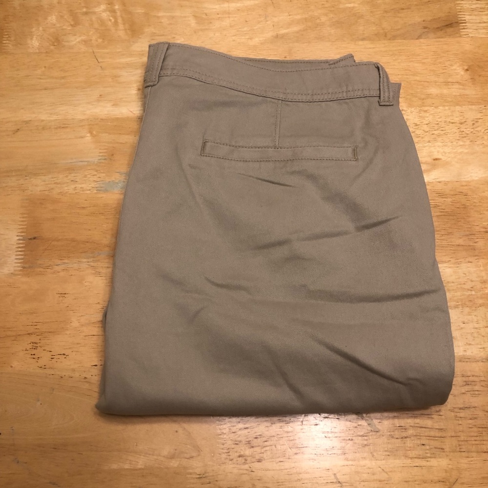 Old Navy Khaki Bootcut Pants 14 Long Tall